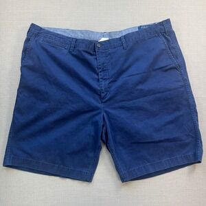 Polo Ralph Lauren Mens Navy Blue Classic Fit Chino Shorts Size 48 Big and Tall
